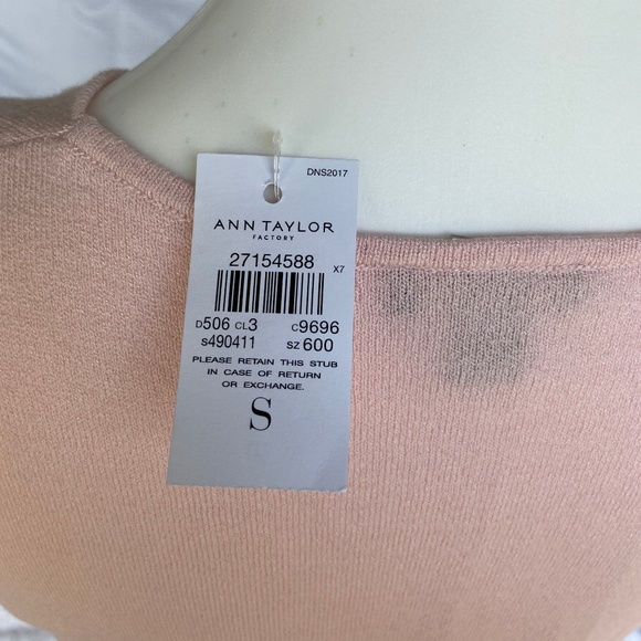 Ann Taylor Factory Sleeveless Drape Top Sz Small - Picture 4 of 5